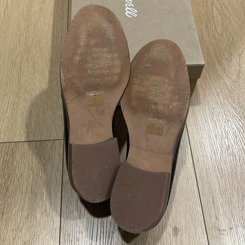 Madewell Elinor Loafer Slip On Shoe Black Size 5.5 - Picture 7 of 9